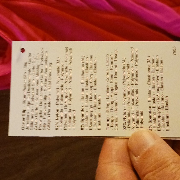 DREAMGIRL GARTER BELT BABYDOLL NWT, 1X/2X,PINK, W/PANTIES, VALENTINES DAY - Picture 6 of 7